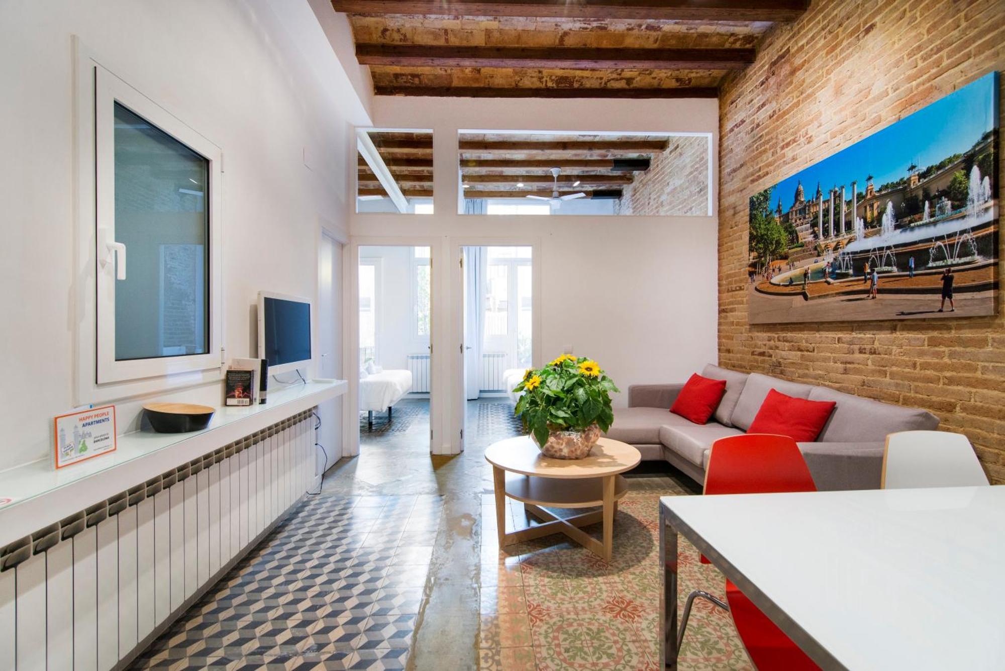 Happy People Plaza Espana Apartments Barcelona Luaran gambar